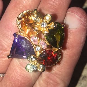 Gold Gemstone Fashion Ring